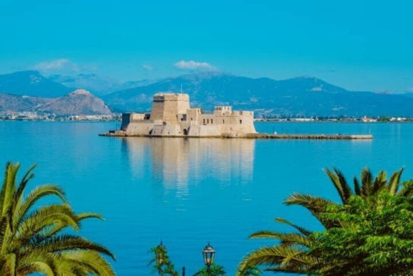 Nafplio Palamidi and Bourtzi Castle Tour from Athens