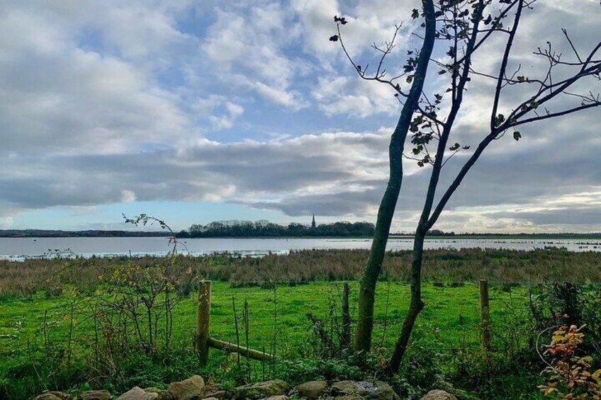 Church Island and the Strand at Lough Beg