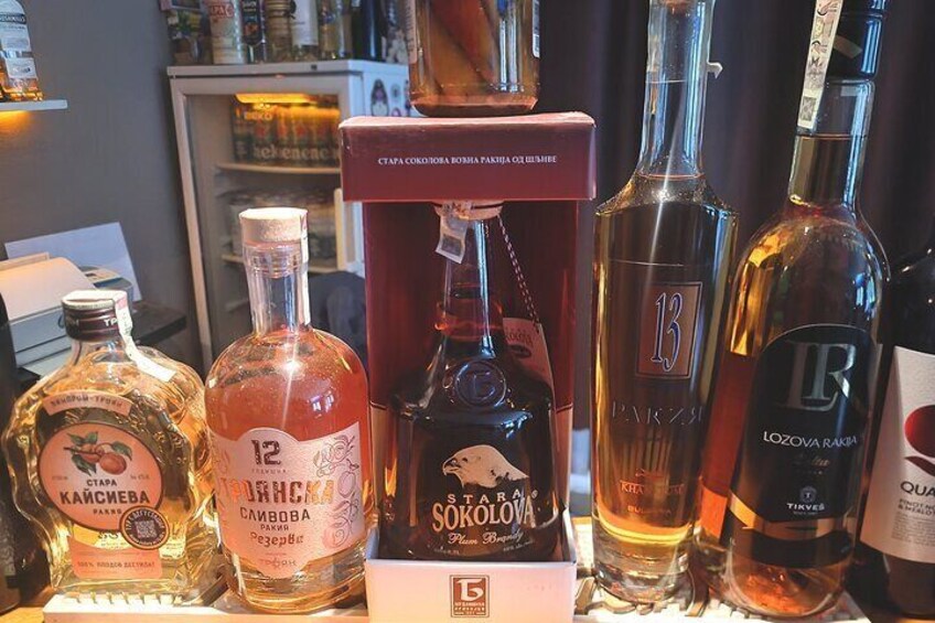 Bulgaria Premium Aged Rakia, Cold Cuts and Pickles Tasting