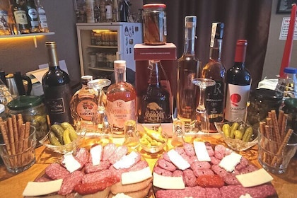 Bulgaria Premium Aged Rakia, Cold Cuts and Pickles Tasting