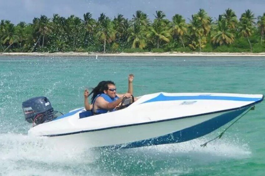 Speed Boat Driving Experience Tour From Punta Cana