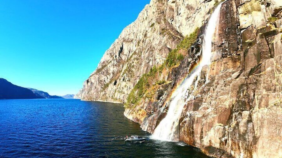 Lysefjord: Boat Safari to Preikestolen from Forsand