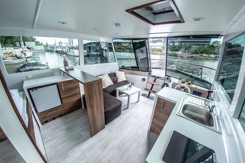 Boat ONE interior