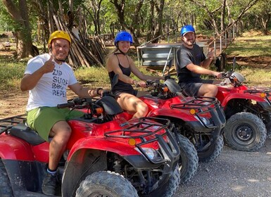 Guanacaste: Private quad bike Quad Tour on Tropical Ranch