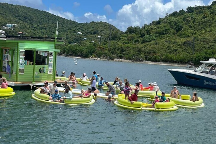 Lime Out Floating Taco Restaurant Tour with Snorkeling