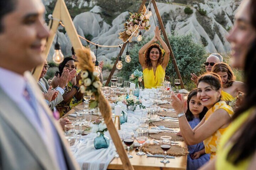 Private Cappadocia Dinner with Fairy Chimneys View