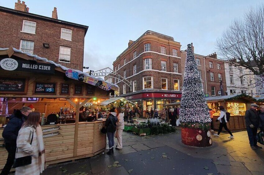 Private York's Christmas Market Festive Walking Tour 