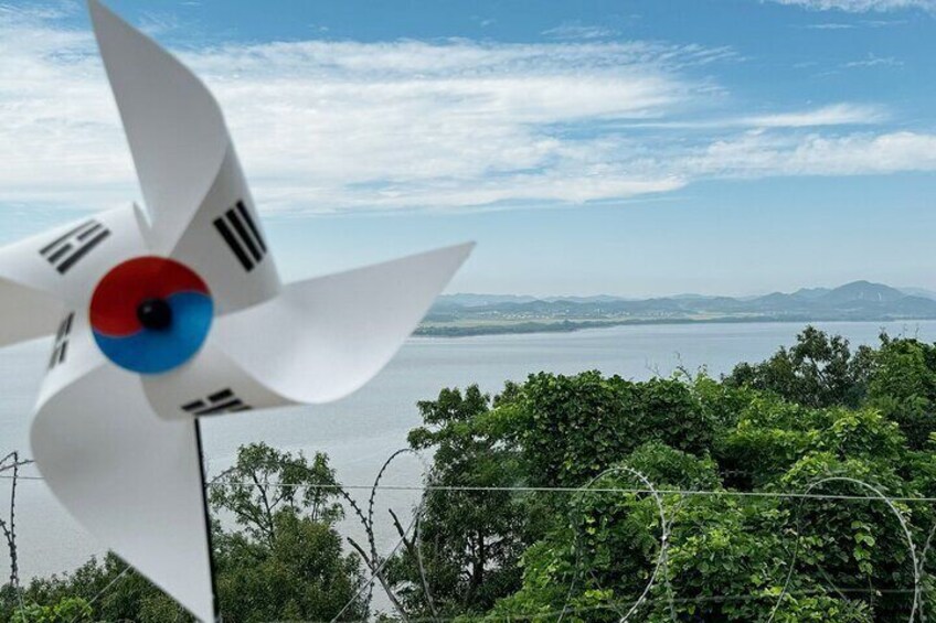 DMZ and Jaein Falls in UNESCO Geopark and Suspension Bridge