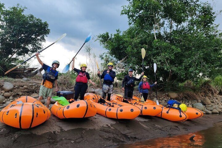 Packraft in Rio Tres Amigos