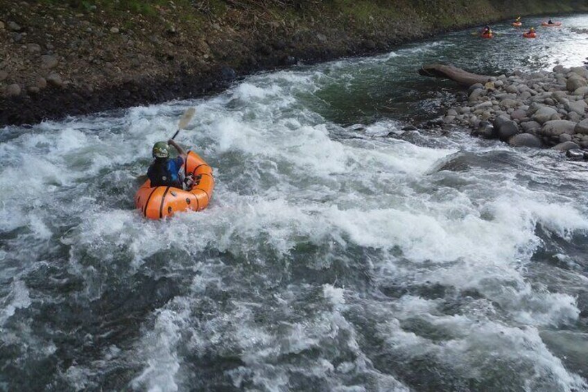Packraft in Rio Tres Amigos