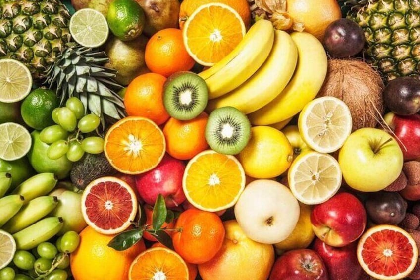 Taste Tropical Brazilian Fruits at a Market in Fortaleza