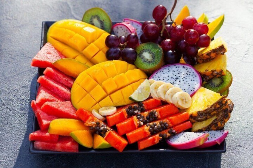 Taste Tropical Brazilian Fruits at a Market in Fortaleza