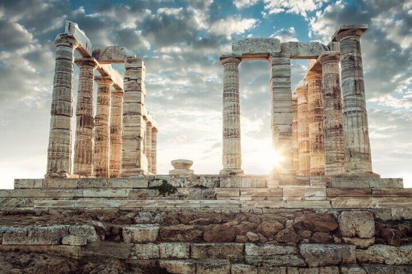 Athens To Cape Sounio and Poseidon Temple Sunset Private Tour