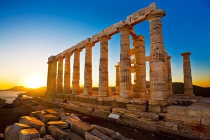 Athens To Cape Sounio and Poseidon Temple Sunset Private Tour