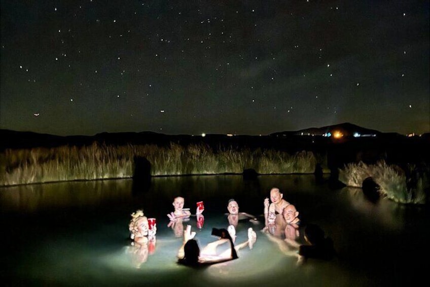 Four Hour Private Hidden Nevada Hot Springs under the stars