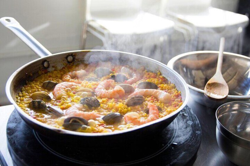 Authentic Paella and Churros Cooking Class