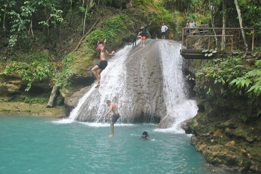 Blue Hole, Secret Falls, and Dunn's River Falls Combo Tour