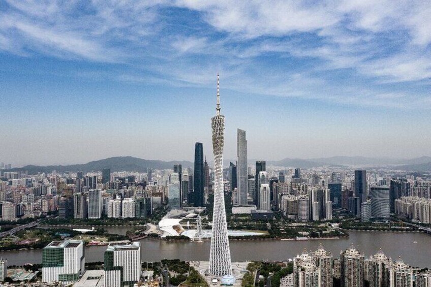 Guangzhou Night Cruise and Canton Tower Private Night Tour