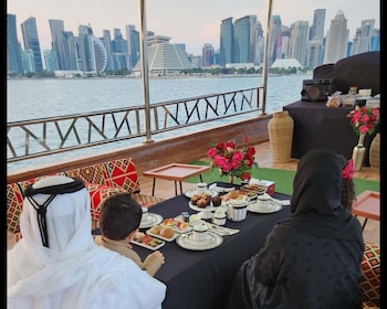 Doha: Afternoon Tea on a Traditional Wooden Dhow Boat