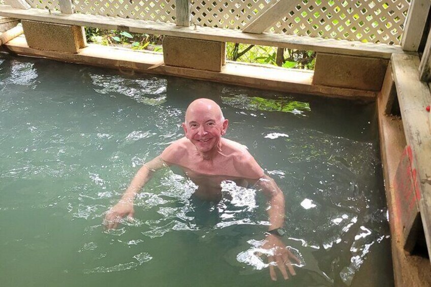 Enjoying a Sulphur bath