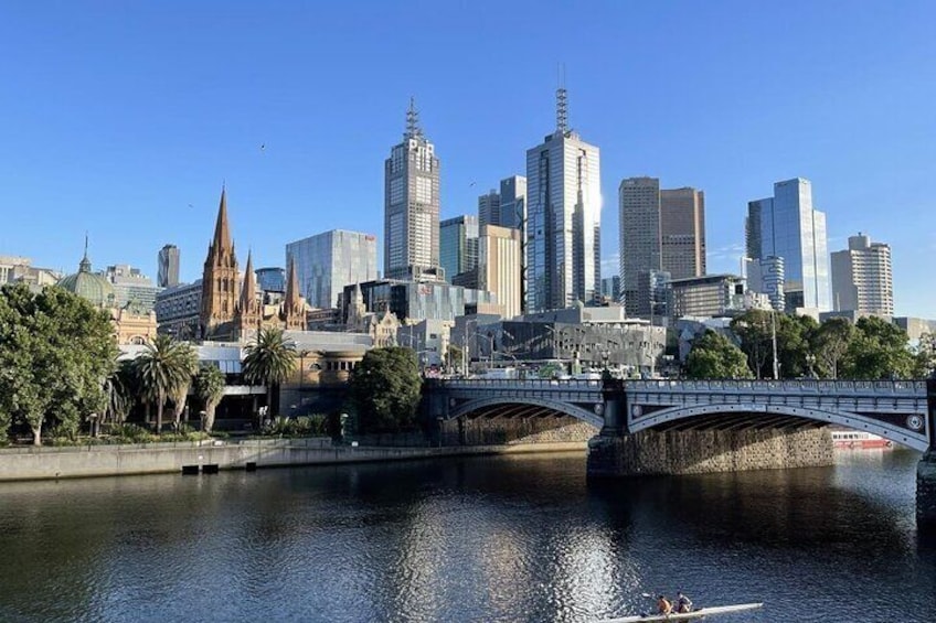 Yarra River overlooking Melbourne CBD