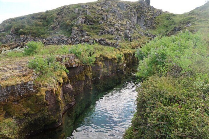 Nesgjá fissure "the Silfra of the North"