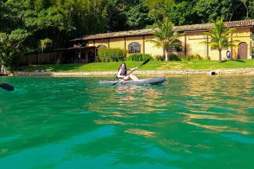 Half Day Guided Kayak Tour in Barra da Lagoa with Snacks