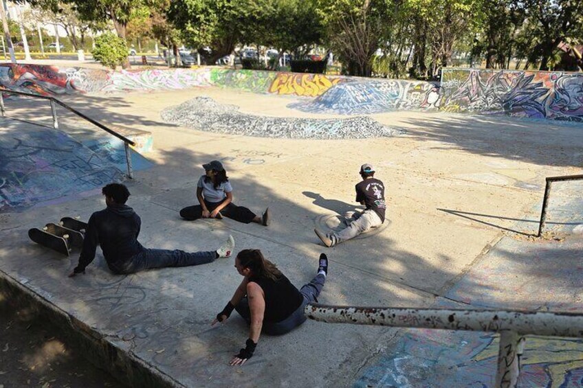 Vallarta skate lesson