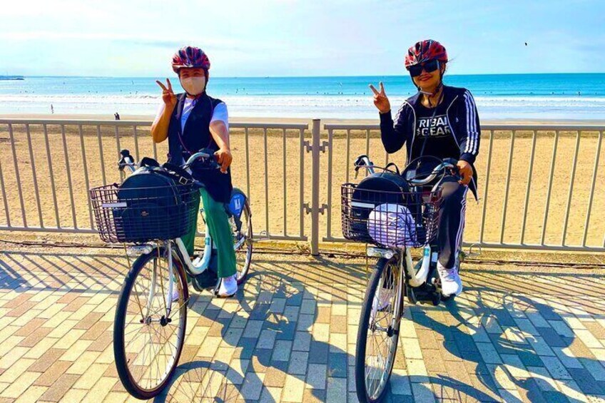 Kamakura Private E-bike Tour Highlights of Samurai Town