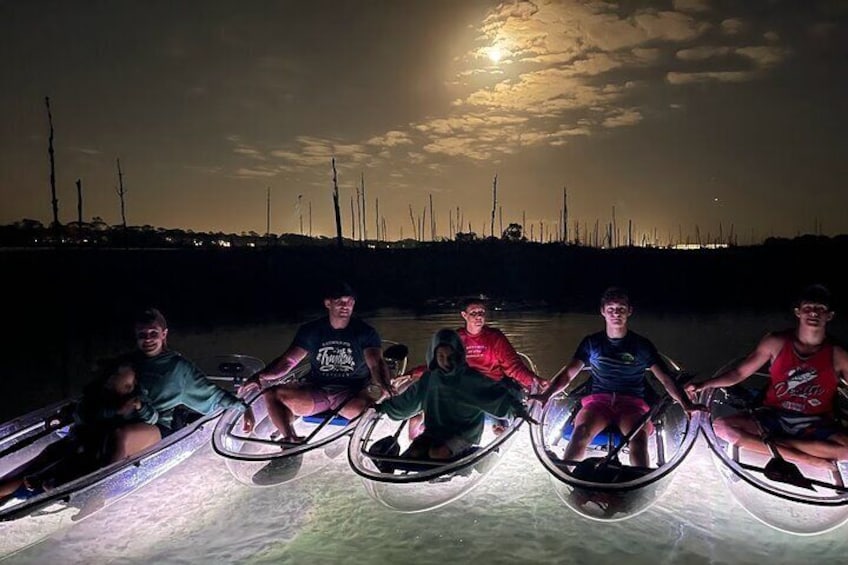 Destin FWB Full Moon Clear Kayak Tour