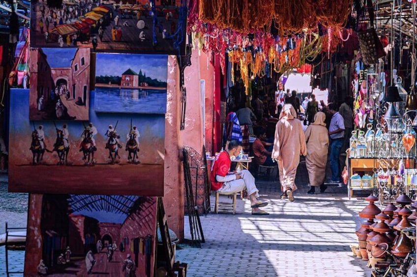 Marrakech streets/souks Morocco