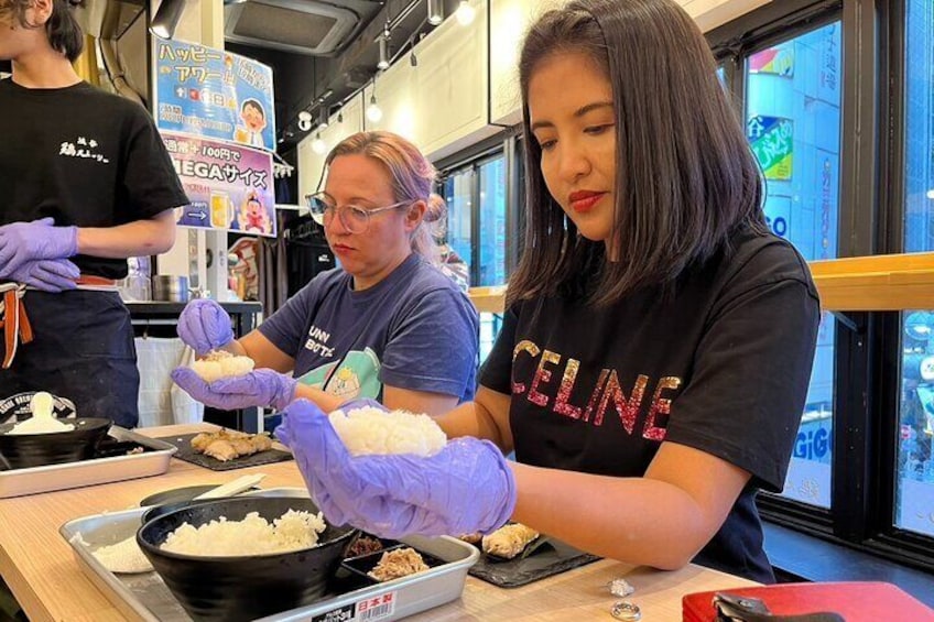 Tokyo Yakitori and Onigiri Making Experience