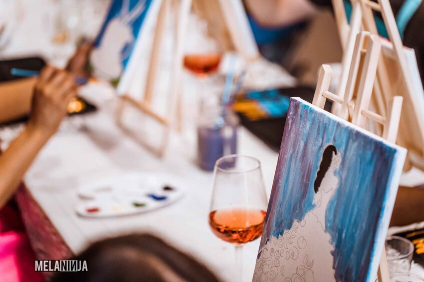 Picture 1 for Activity Madrid: Sip&Paint Workshop