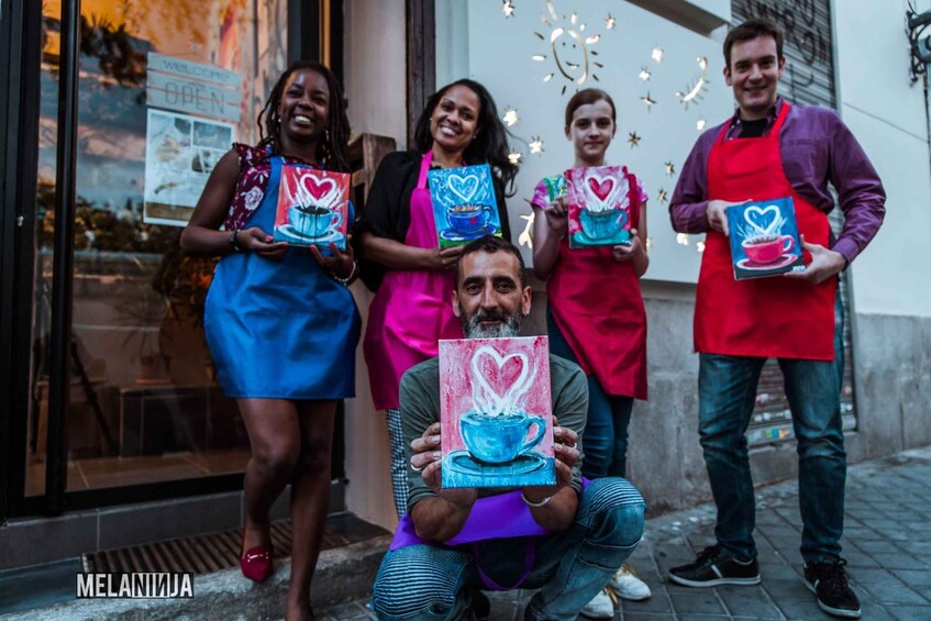 Picture 8 for Activity Madrid: Sip&Paint Workshop