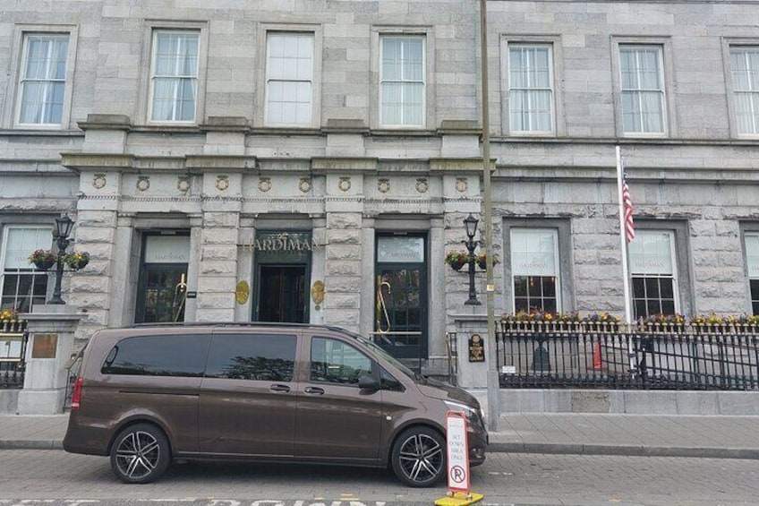 Hardiman Hotel Galway Private Premium Car Service.