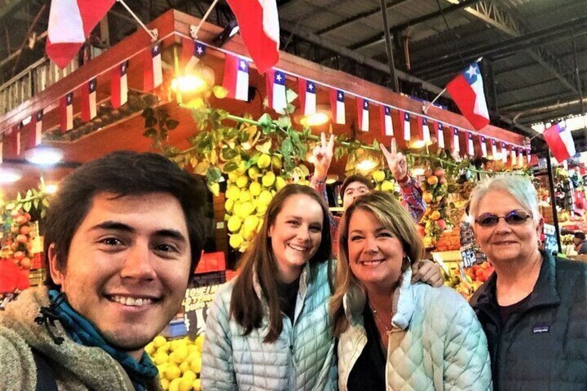 Family from USA Enjoying the local markets