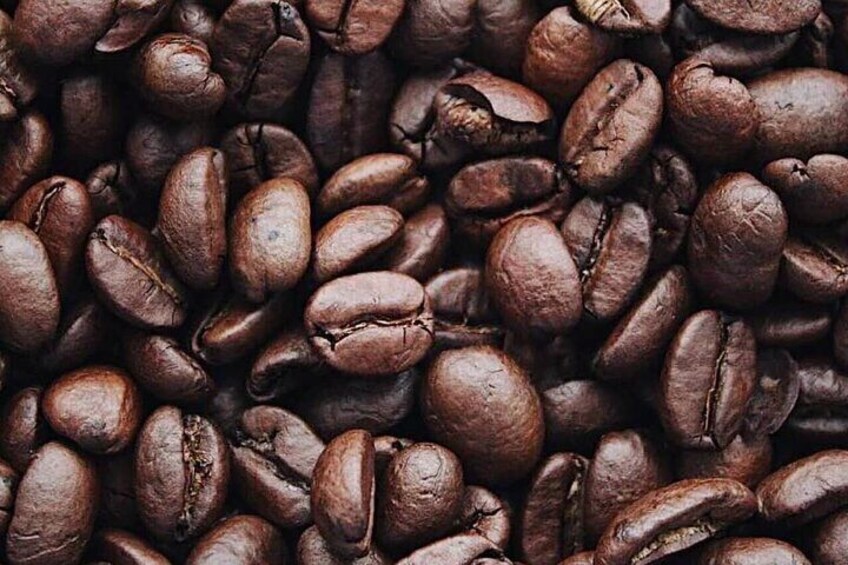 Roasted coffee beans