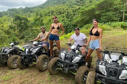 Bambuza quad bike, Zipline and Horseback Adventure from Negril