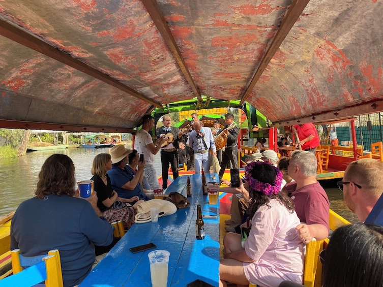 Xochimilco Trajinera Party with Drinks, Music & Tacos
