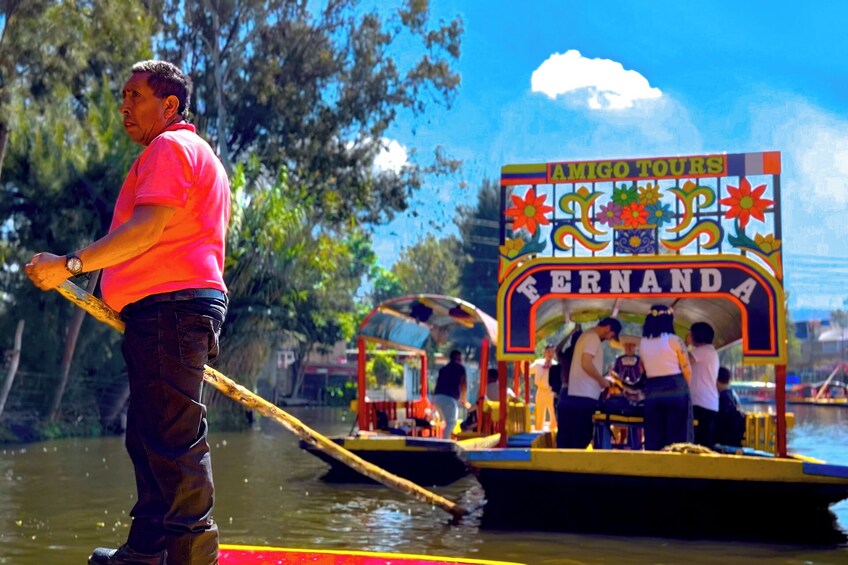 Xochimilco Trajinera Party with Drinks, Music & Tacos