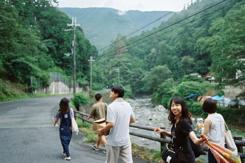 After the onsen, for the beers