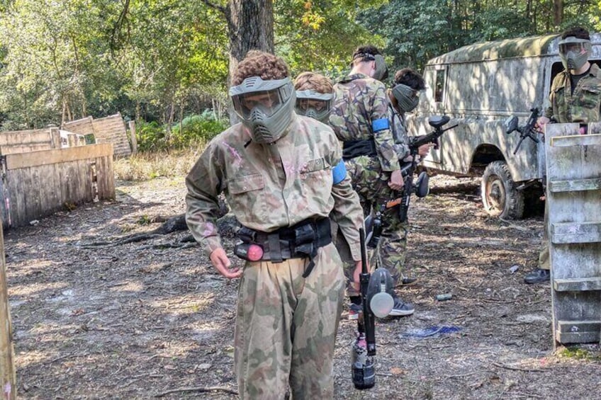 Half Day Paintballing Included 300 Balls and Equipment