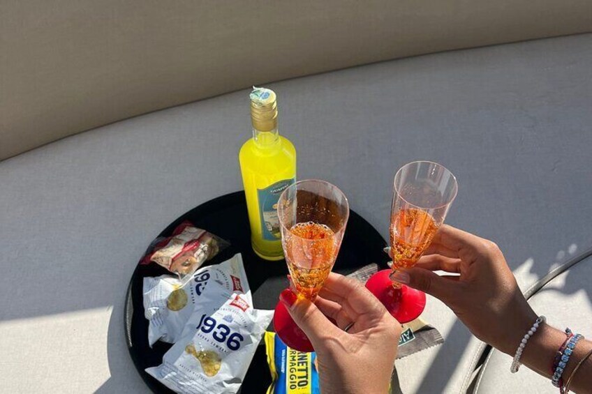 Sunset Boat Tour with Aperitif on the Amalfi Coast