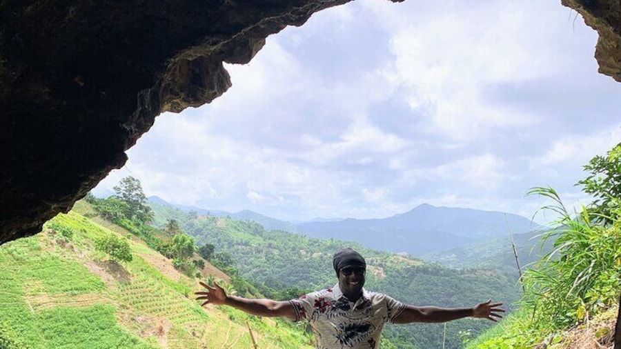 This awesome view from the Paramin cave