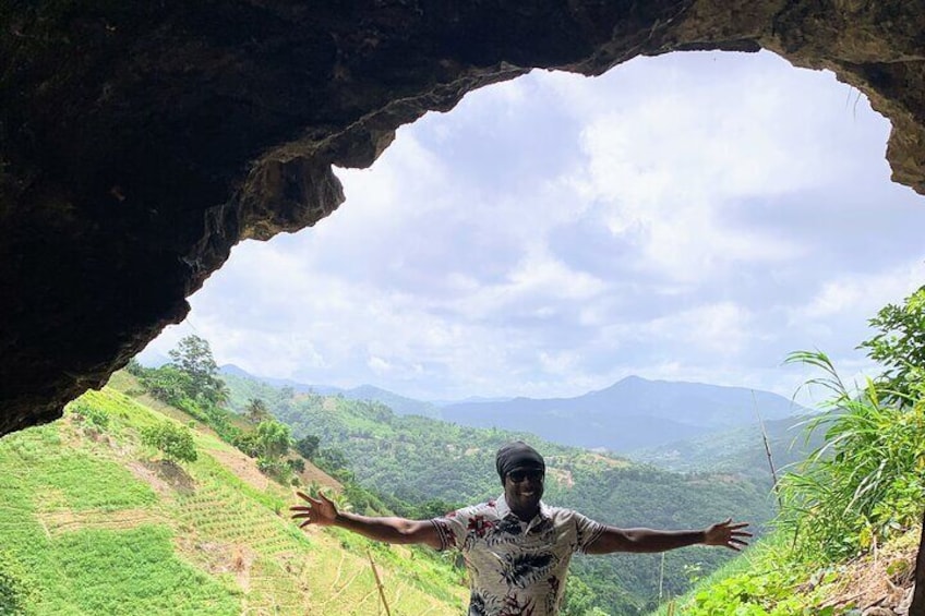 This awesome view from the Paramin cave