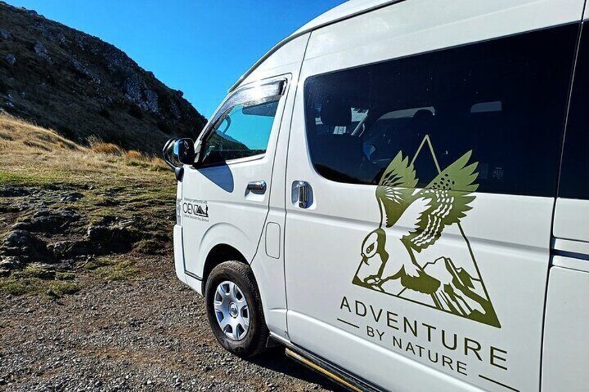 Van used for small group tours