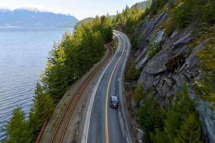 Privé audiotour van Vancouver naar Whistler met eigen gids