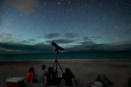 Stargazing on the Baja California Beach