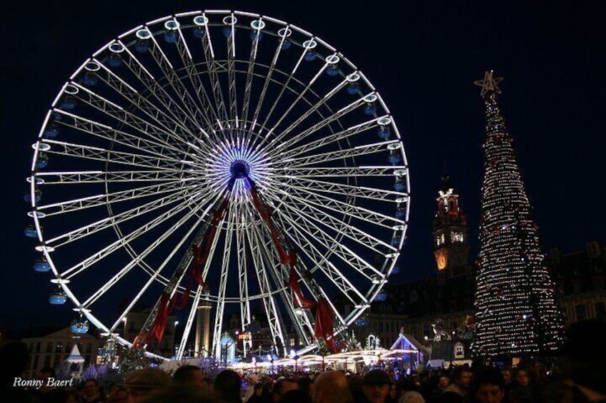 Festive Delights 3H Walking Tour of Lille and Christmas Market