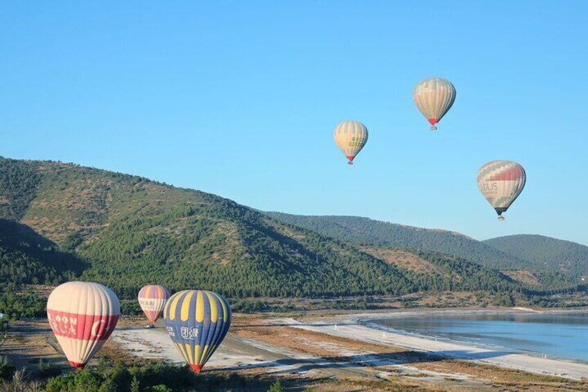 Salda Lake and Hot Air Balloon Tour in Salda